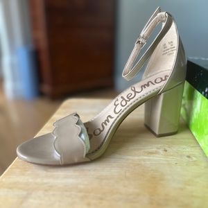 Sam Edelman Nude Patent Sandal